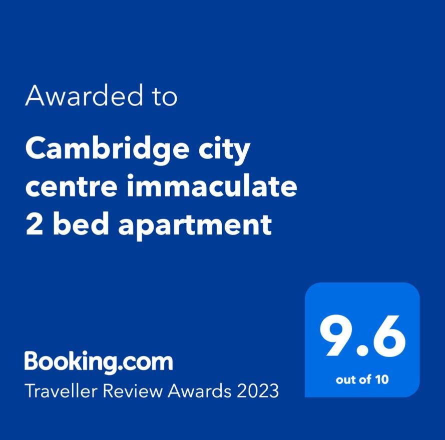 Cambridge City Centre Immaculate 1 Bed Apartment Buitenkant foto